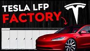Tesla's NEW LFP Battery Factory at Giga Nevada | USA Made LFP!