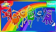 Rainbows in Colourland | Kids Learn Colours | @colourblocks