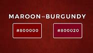 Maroon vs Burgundy: Difference Between Maroon and Burgundy