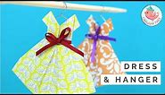 How to Fold an Origami Dress (& Hanger!) - Clear Step-by-Step Instructions