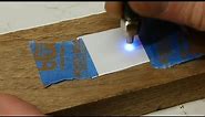 UV laser creates disappearing ink in normal printer paper