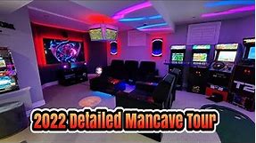 Updates from the end of 2022- Full Gameroom/ mancave/ home theater and gaming setup tour!