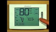 Braeburn Touchscreen Thermostat - Using Hold Mode