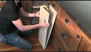How to measure for lazy susan cabinet doors