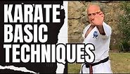 karate basic techniques for beginners