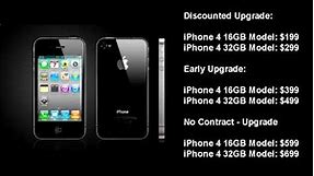 iPhone 4 Prices for ALL Upgrades, Pre-order dates, and Release Dates