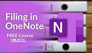 How to File Notes in OneNote for Windows 10