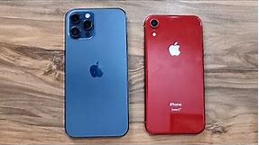 iPhone Xr vs iPhone 12 Pro Max