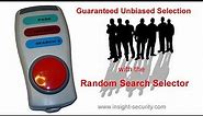 Random Search Selector Set-up and Use