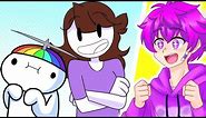 Squad Watches TheOdd1sOut and Jaiden Animations!