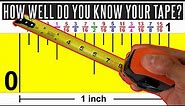 Learn How to Read Your Tape Measure!