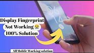 display fingerprint not working after screen replacement |