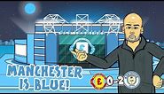 🔵0-2! Manchester is BLUE!🔵 Man Utd vs Man City 2019 (Parody Song Goals Highlights)