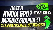 Use THIS NEW Nvidia SETTING to INSTANTLY improve YOUR Graphics in ANY GAME! *BEST SETTINGS*