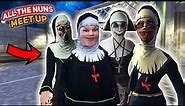 The Nuns Are All MEETING UP TOGETHER!!! | Evil Nun Mobile Horror Game (Messing Around)
