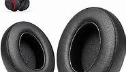 Krone Kalpasmos Replacement Ear Pads for Beats Studio 3, Ear Cushions Compatible with Beats Studio 2 & 3 Wired/Wireless/Model B0501 B0500 Headphone, Protein Leather & Memory Foam, Black