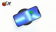 Desk Wireless Charger - JE Make IT Simple 15W Max Invisible Desktop Grommet Power Fast Wireless Charging Pad Furniture Desk Nightstand Station for iPhone 15/14/13/12, Samsung and Qi-Enabled Devices