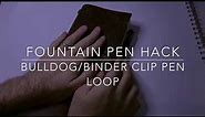 Pen and Planner Hacks: Bulldog Clip Pen Holder