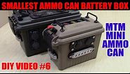 SMALLEST AMMO CAN BATTERY BOX MTM MINI WITH FULL SIZE FEATURES
