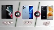 Flagship Battle : iPhone 13 pro max vs Samsung S22 ultra vs Huawei Mate 50 pro