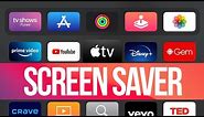 How do you put a screensaver on Apple TV 2021?