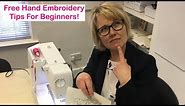 Free Machine Embroidery Tips For Beginners!
