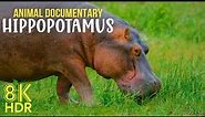 HIPPOPOTAMUS - One of the Most Dangerous Animal in Africa - Wildlife Documentary 8K HDR