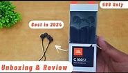 JBL C100 Si Wired Headphones Review & Unboxing in 2024 | BEST JBL WIRED HEADPHONES UNBOXING C100 SI