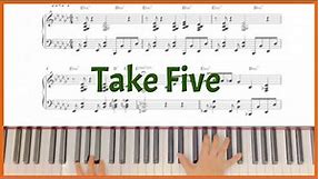 Take Five (Dave Brubeck) - Jazz solo piano arrangement/Jazz Standard/Odd meter