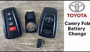 How To Change A Toyota Camry Remote Fob Smart Key Battery 2018 - 2021 DIY Remove Replace Tutorial