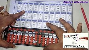 Abacus||workbook sums in abacus||abacus level 3||2 digit addition using abacus||6 rows||@MATHSRSP