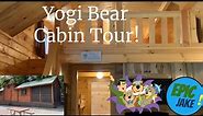 Me One Year Ago! Yogi Bear Jellystone Campground Cabin Tour! 🐻