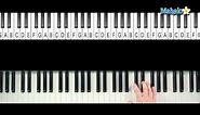 How to Play a B-flat Augmented Chord (Bbaug) on Piano
