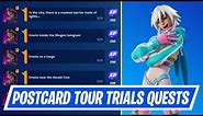 Fortnite Complete Postcard Tour Trials Quests - How to Complete Postcard Tour Quests in Fortnite