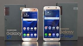 Samsung Galaxy S7 vs S7 Edge: Unboxing & Review