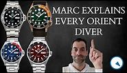 Every Orient Dive Watch Explained