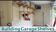 Building Garage Shelves - Cantilevered Shelf Brackets