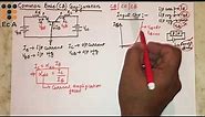 #23 Common base configuration of a Transistor (BJT) | input & output characteristics || EC Academy