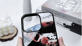 Cool Cowboy Cowgirl Horse Phone Case, Hippie Western iPhone 14 Pro Max Case, Non-Slip Design and Shock Absorption, Soft Silica Gel Frame Country Phone Case for Teen Girls, Boys, Women and Men