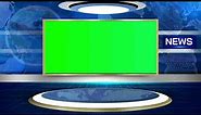 green screen virtual studio with anchor hd | copyright free