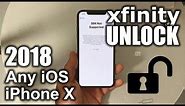 How To Unlock iPhone X From Xfinity Mobile to Any Carrier