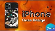 iPhone Case Design using Canva | Mobile Back Cover Design | Smartphone Case #canva #canvatutorial