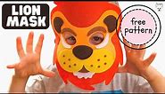 DIY Lion Mask Tutorial with Patterns