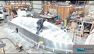 Térénez 8.80, construction d'un bateau aluminium Térénez 8.80