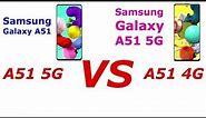 GALAXY A51 4G VS GALAXY A51 5G || Which Handset?