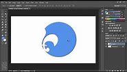 How to Subtract a shape from another shape in Photoshop