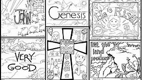 Bible Coloring Pages for Kids (Download Now) Free Christian PDF Printables