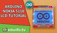 Arduino Tutorial: Nokia 5110 84x48 LCD display, how to drive with Arduino
