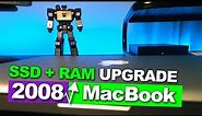 2008 MacBook (A1278) in 2020 - Solid State Drive and RAM Upgrade + Spray Paint Job!