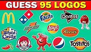 How many Food and Drink Logos Do You Know? | 95 LOGOS!!